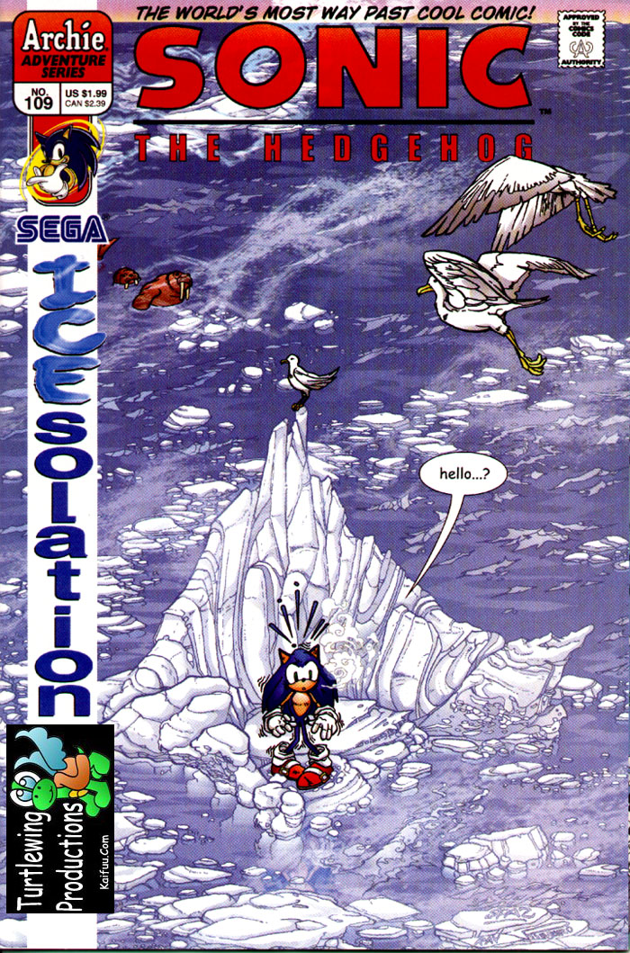 Sonic - Archie Adventure Series June 2002 Comic cover page
